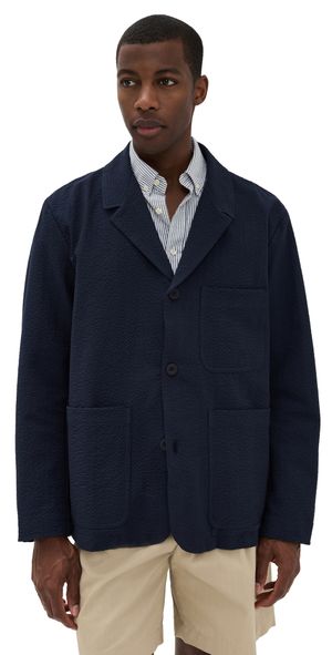 Howlin' Seersucker Cosmic Blazer Navy L