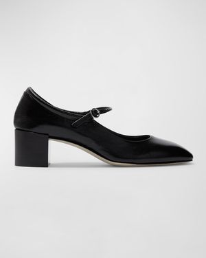 Aline Leather Mary Jane Pumps