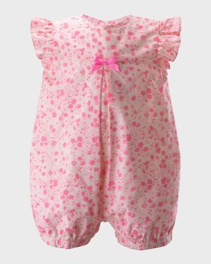 Girl's Flowerette Babysuit, Size 3M-24M