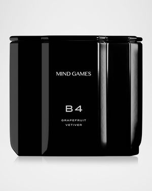 B4 Black Knight Grapefruit Vetiver Luxury Candle, 10 oz.