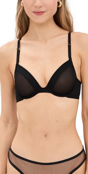 Hanky Panky Underwire Fashion Bra Black 36C