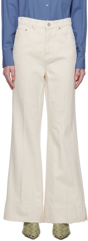 RECTO Off-White High-Rise Jeans