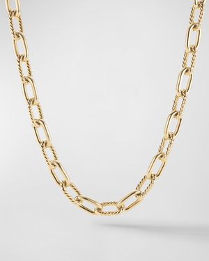 DY Madison Chain Necklace in 18K Yellow Gold, 11mm