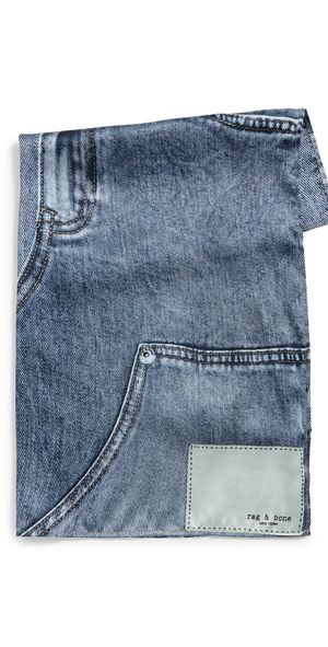 rag & bone Miramar Silk Scarf lwdnm One Size