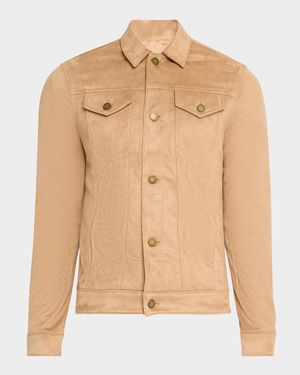 Men's Dean Faux Suede Shirt Jacket