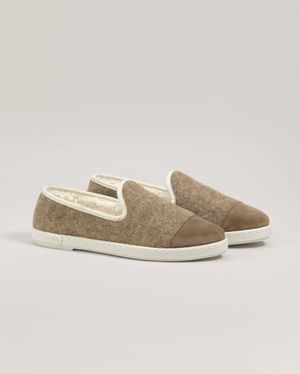 Angarde - Chausson femme édition limitée, marron doré - Taille 41 - Marron