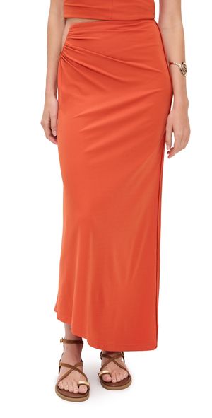 Significant Other Shelby Maxi Skirt Rust 10