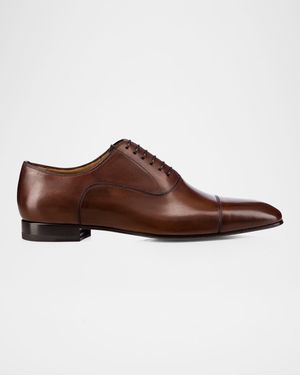 Greggo Patina Calf Leather Red Sole Oxford