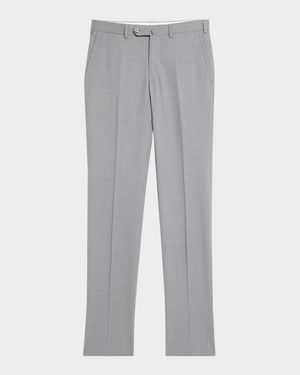 Men's Wool Flat Front Pants