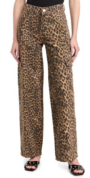 Damson Madder Leopard Cargo Trousers Leopard 6