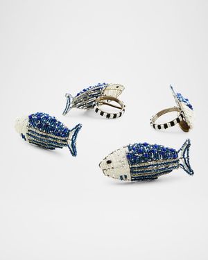 Go Fish Napkin Rings, Set of 4