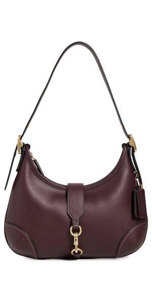 Coach The Coach Originals Glovetanned Leather Bag B4/Black Currant One Size