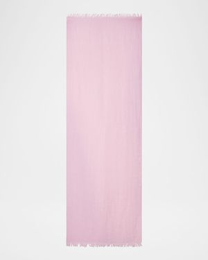 Laminated Linen Scarf, 79x28"