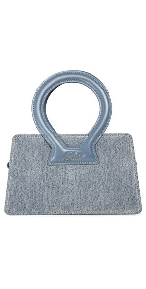 LUAR Small Ana Bag Grey Enzyme Denim One Size