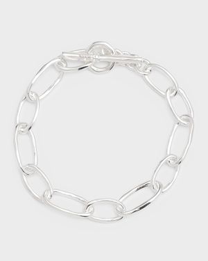 925 Classico Faceted Oval Link Bracelet