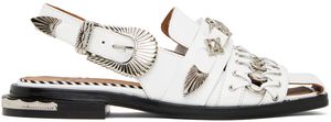 Toga Pulla White Polido Loafers