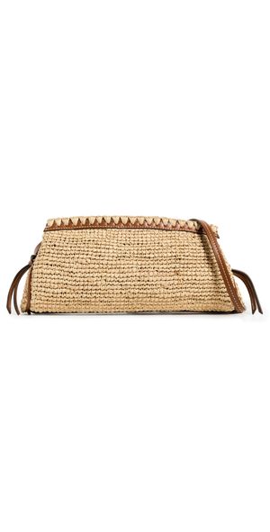 STAUD Maude Convertible Clutch Natural/Tan One Size