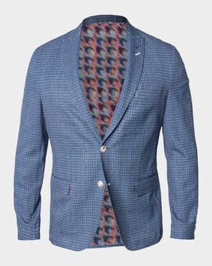 Men's Descartes Vortex Check Unconstructed Blazer