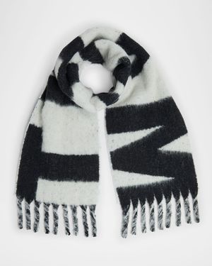 Loliana Logo Wool-Blend Scarf