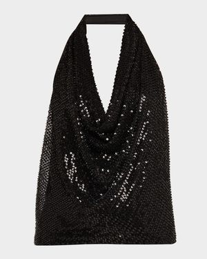 Alice Sequined Halter Blouse