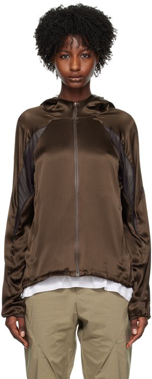 POST ARCHIVE FACTION (PAF) Blouson brun à panneaux