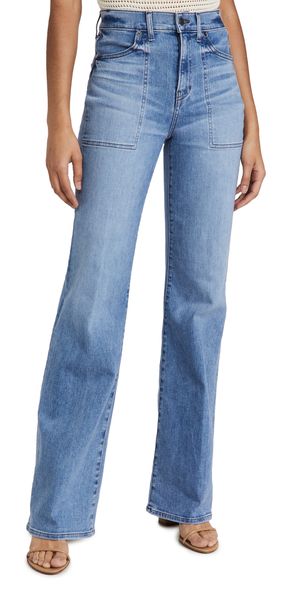 Veronica Beard Jean Crosbie Wide Leg Jeans Amethyst 30