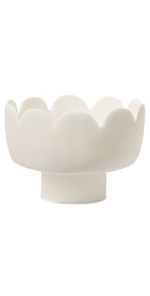 TF DESIGN Large Footed Bowl White One Size