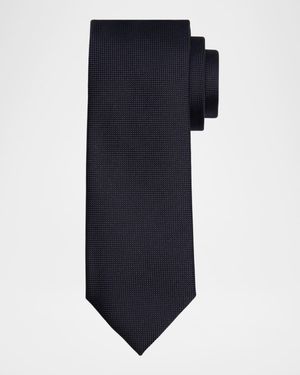 Men's Tic-Weave Silk Tie