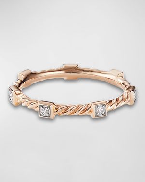 2mm Cable Collectibles Stack Ring in 18K Gold