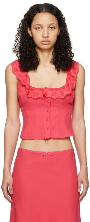 GUIZIO Haut Paloma rose