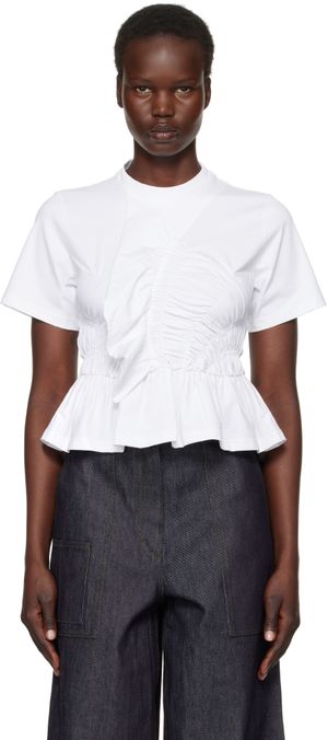 Cecilie Bahnsen White Ace T-shirt