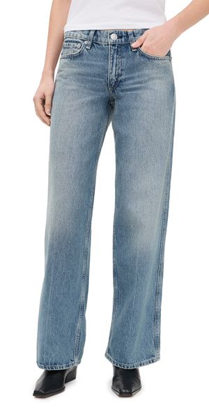 rag & bone Saige Full Straight Jeans Rosland 29