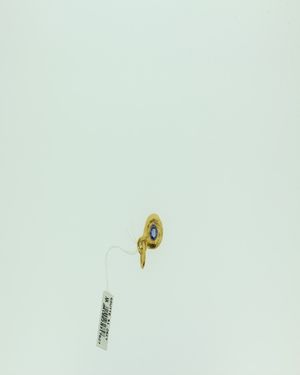 22KY GOUTTE BLUE SAPP PENDAN