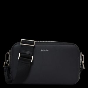 Calvin Klein - Sac bandoulière effet cuir - Taille Unique - Noir