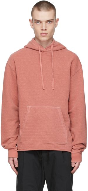 John Elliott Orange Cotton Hoodie