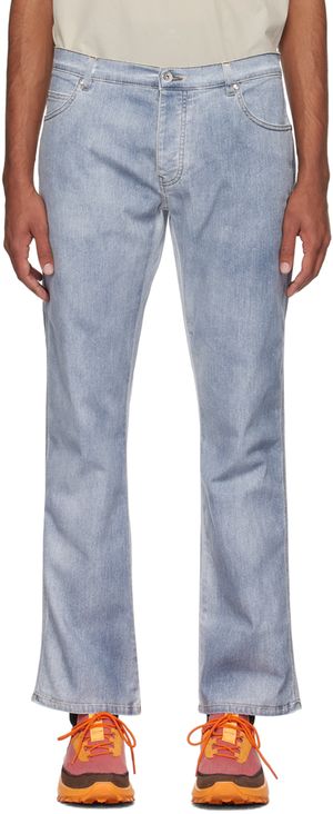 RANRA Indigo Mokollur Jeans