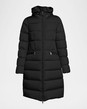 Avocette Water-Repellent Long Puffer Coat