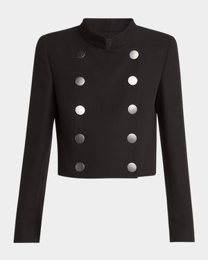 Double-Breasted Short Jacket