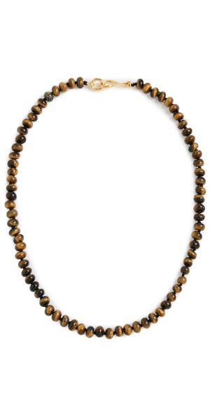 Madewell Beaded Choker Tigers Eye One Size