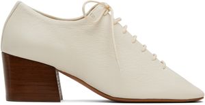 LEMAIRE White Classic Derby Heels