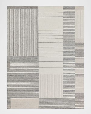 Castine Hand-Tufted Silver Rug, 9' x 12'