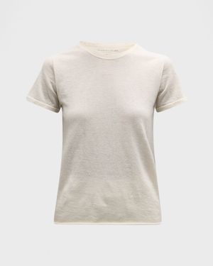 Machine Washable Cashmere Crewneck Top