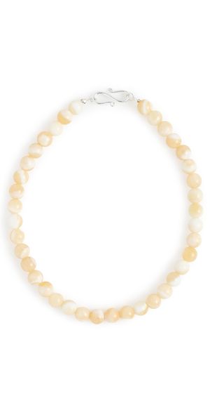 LIÉ STUDIO The Mary Necklace Beige Topaz One Size