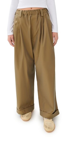 Meryll Rogge Drawstring Chino Pants Sand L