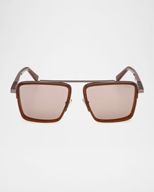 Men's Metal Aviator Sunglasses