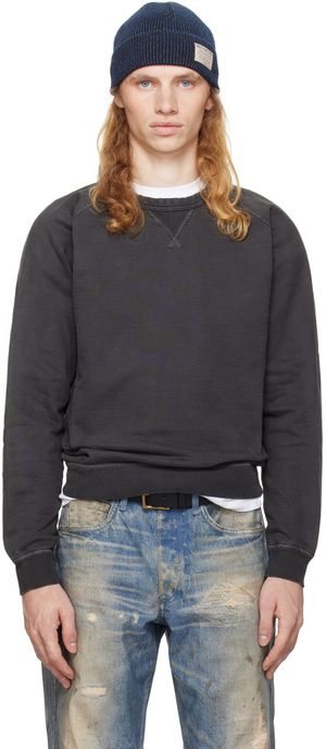 RRL Gray French Terry Sweatshirt