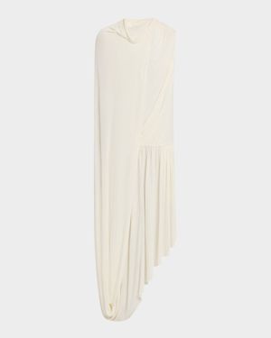 Jersey Draped Tail Dress