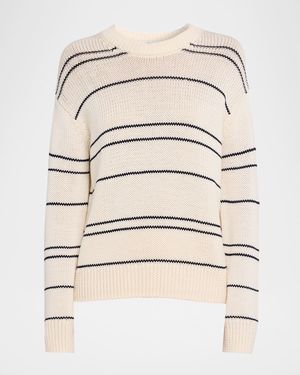 Stripe Crewneck Sweater