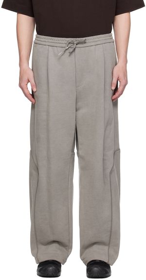 Juun.J Gray Drawstring Sweatpants