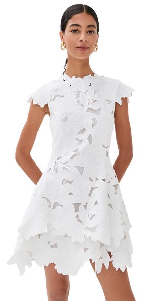 SIMKHAI Holloway Mini Dress White 0
